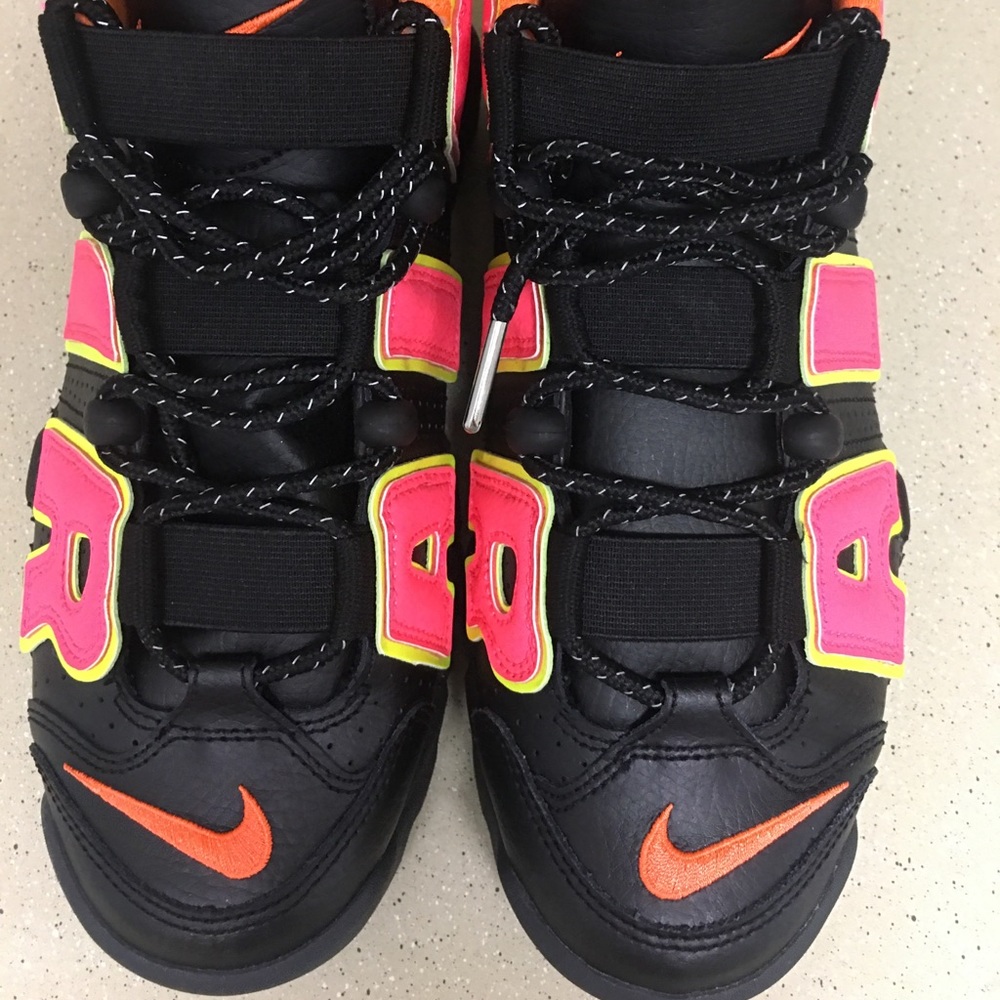 Womens Air More Uptempo Hot Punch Pippen Sz 8.5 - Picture 4 of 6